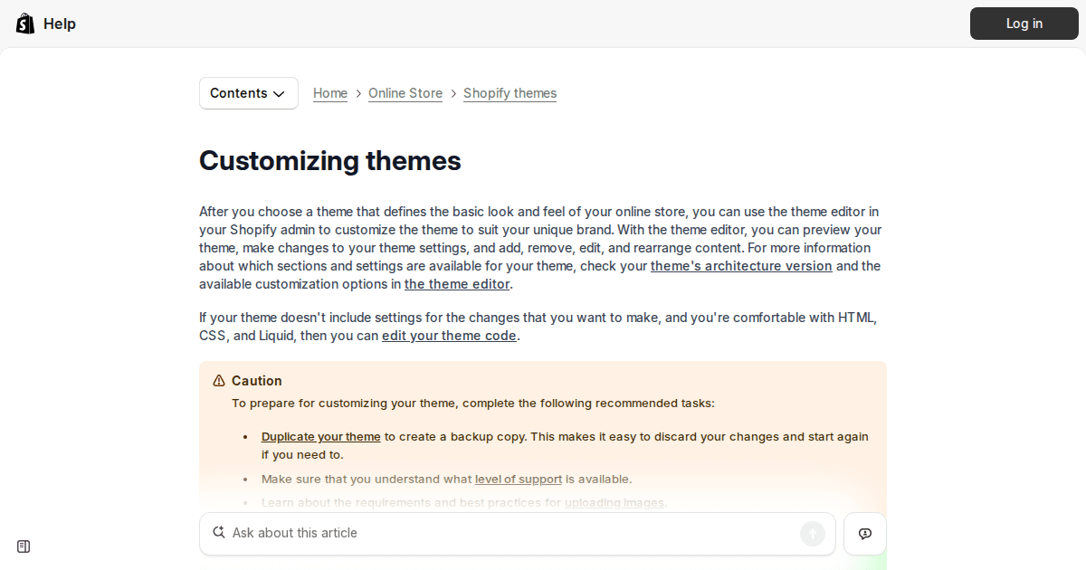 How much does a Shopify theme customization cost? cover