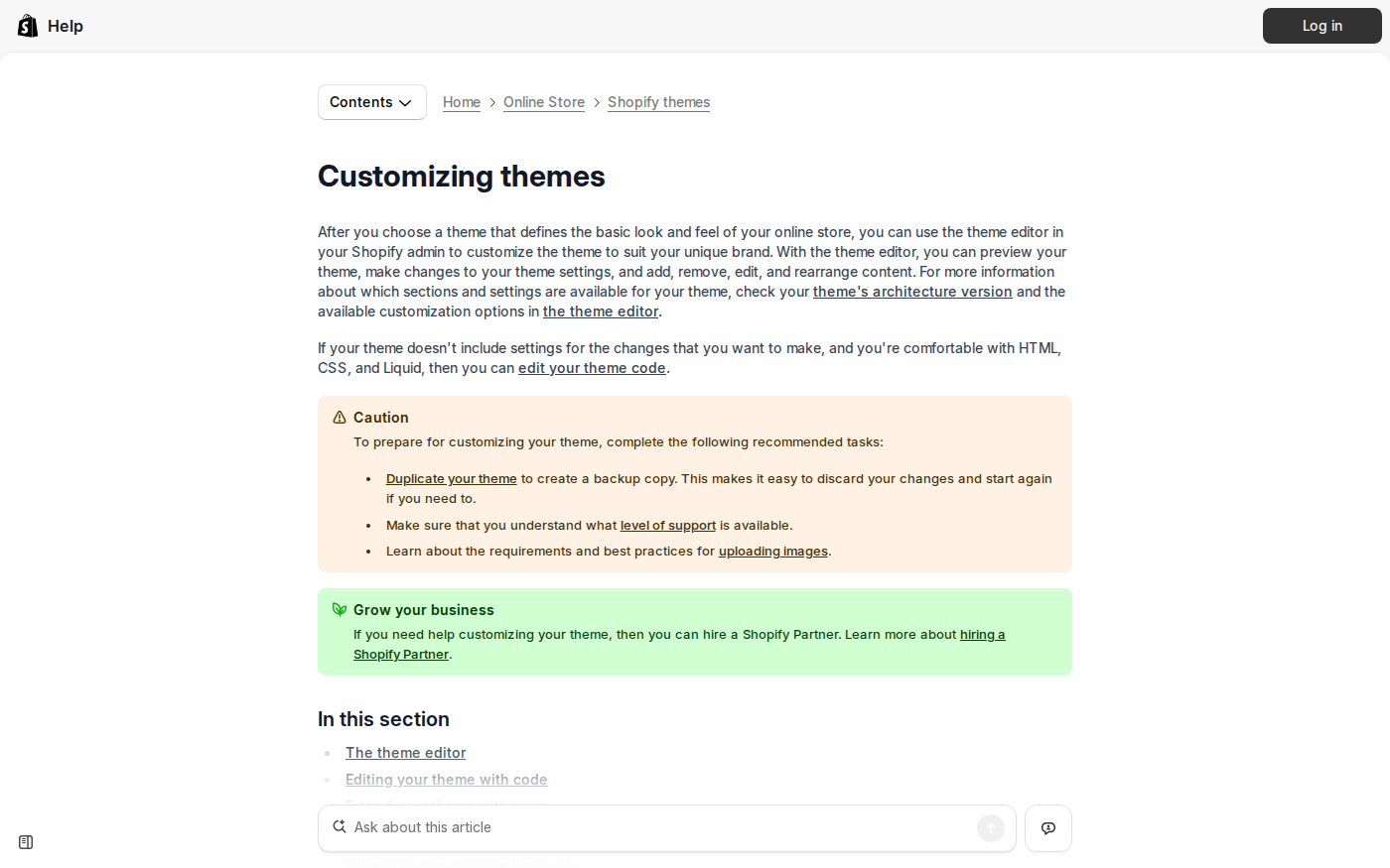 How much does a Shopify theme customization cost? reference image 1